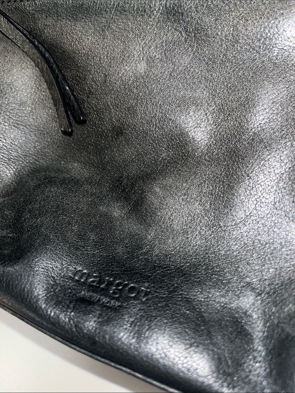 margot Black Leather Crossbody Bag with Zip Pockets - Picture 3 of 16